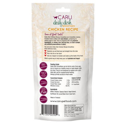 Caru - Daily Dish Smoothies Chicken Recipe for Cats