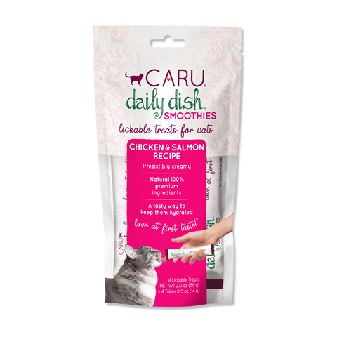 Caru - Daily Dish Smoothies Chicken & Salmon Recipe for Cats