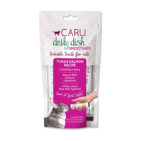 Caru - Daily Dish Smoothies Tuna & Salmon Recipe for Cats