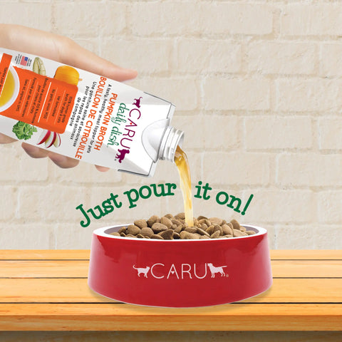 Caru - Daily Dish Pumpkin Broth for Dogs & Cats