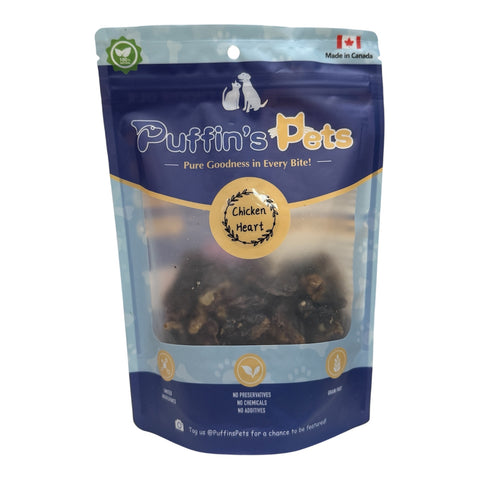 Puffin’s Pets - Chicken Heart 100g