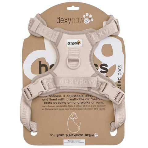 Dexypaws - No-Pull Dog Harness (Nude)