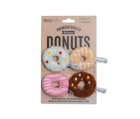 Dexypaws - Catnip Toy Donuts
