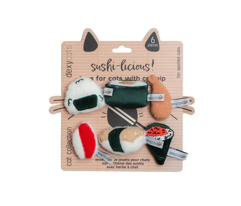 Dexypaws - Catnip Toy Sushi-licious
