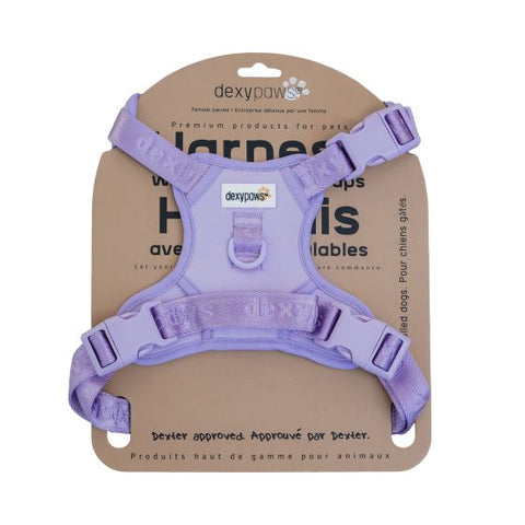 Dexypaws - No-Pull Dog Harness: Lilac