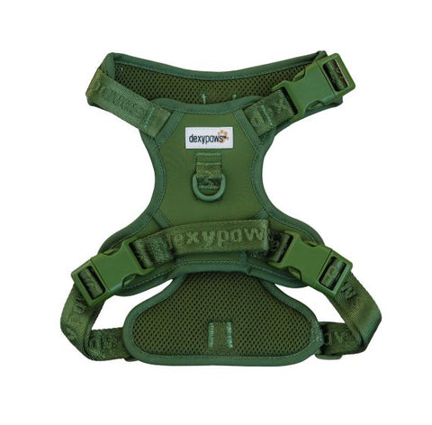 Dexypaws - No-Pull Dog Harness: Green Camo