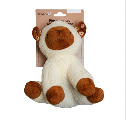 Dexypaws - Plush Dog Toy: Sheep Dog Toy