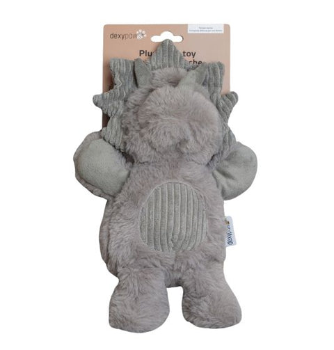Dexypaws - Plush Dog Toy: Stegosaurus Dog Toy