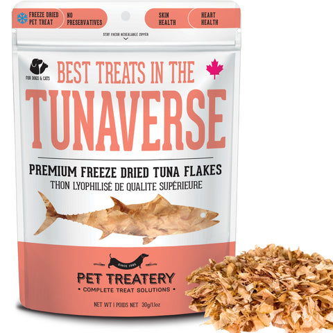 The Granville Island Pet Treatery - Premium Freeze Dried Tuna Flakes Treat 15/30g For Dogs & Cats