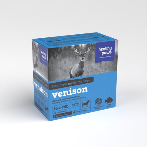 Healthy Paws - Canine Complete Dinner Venison 16 x 1/2 lb