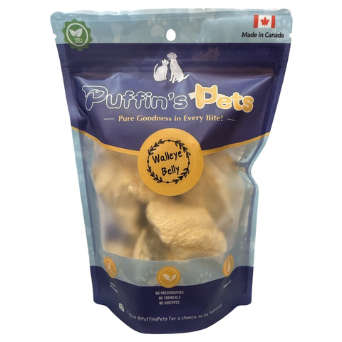 Puffin's Pets - Freeze Dried Walleye Belly 50g
