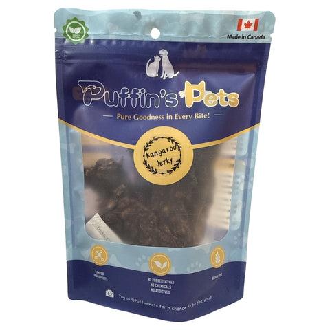 Puffin's Pets - Dehydrated Kangaroo Jerky 50g