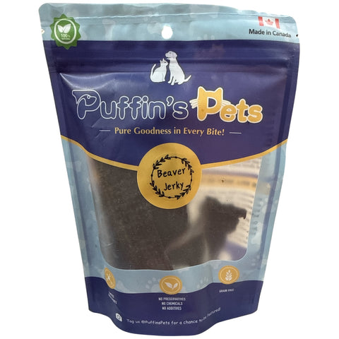 Puffin's Pets - Dehydrated Beaver Jerky 70g