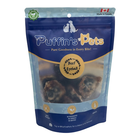 Puffin’s Pets - Beef Eye Ball 12pcs