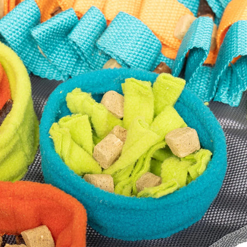 Messy Mutts - Messy Mutts Square Forage/Snuffle Mat plus Lick Mat, 16" x 16"