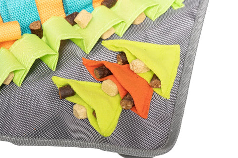 Messy Mutts - Messy Mutts Square Forage/Snuffle Mat plus Lick Mat, 16" x 16"
