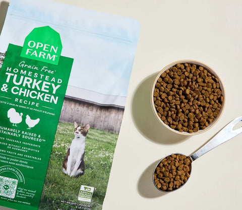 Open Farm® - Homestead Turkey & Chicken Dry Cat Food