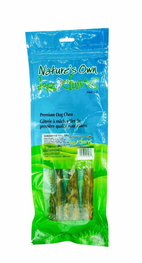 Nature’s Own Dog Chews - Kangaroo Tail Tips (3 Pack)