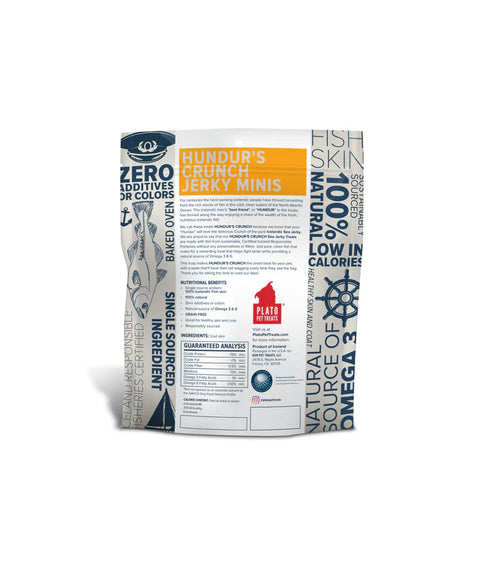 Plato Pet Treats - Hundur's Crunch Jerky Minis 100g