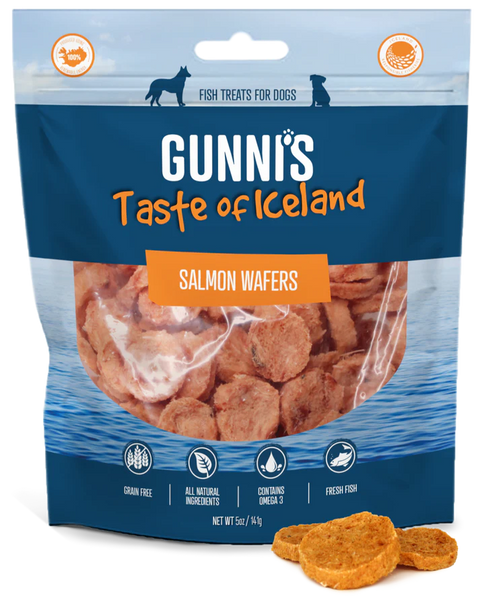 Gunni's Taste of Iceland - Salmon Wafers 5oz