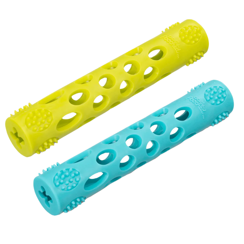 Messy Mutts - Totally Pooched Huff'n Puff Stick Dog Toy, 10"