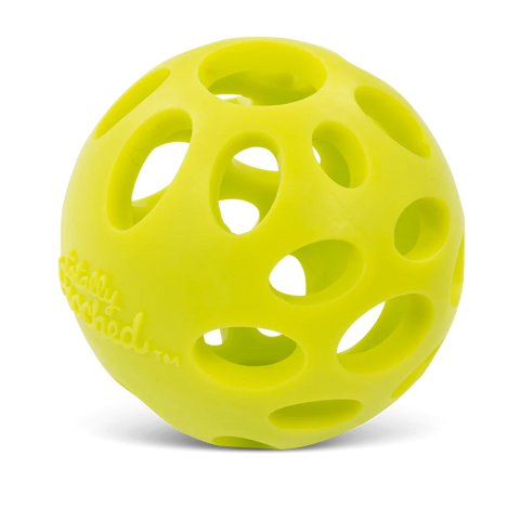 Messy Mutts - Totally Pooched Huff'n Puff Dog Ball, Size 3.1"