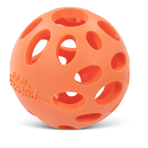 Messy Mutts - Totally Pooched Huff'n Puff Dog Ball, Size 3.1"