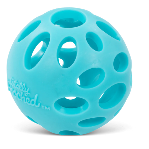 Messy Mutts - Totally Pooched Huff'n Puff Dog Ball, Size 3.1"