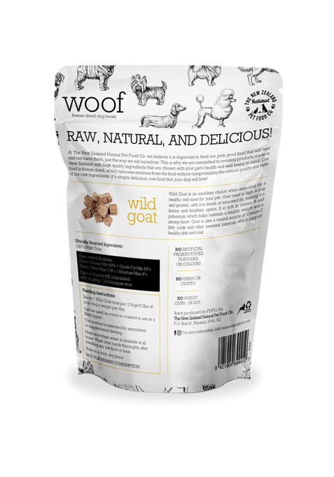 The NZ Natural Pet Food Co. - Woof Lamb Green Tripe With Green Lipped Mussels 40g