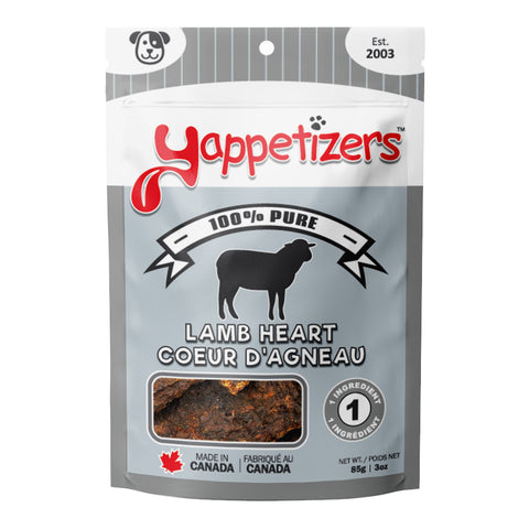 Yappetizers - Lamb Heart Dog Treats