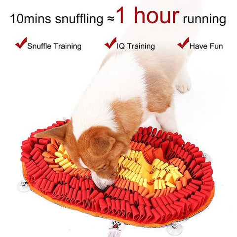 Fire & Ice™ Anti-Bite (Fire) Snuffle Mat | Level 2 For Dogs