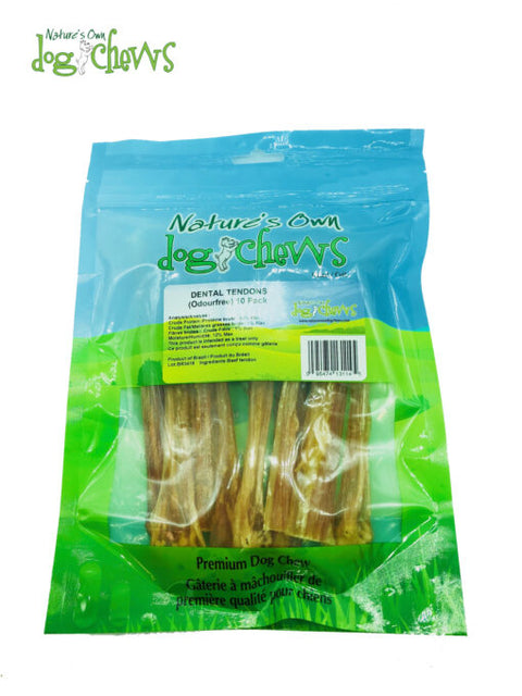 Nature's Own Dog Chew - Small Dog Dental Tendons (10 per Pack)