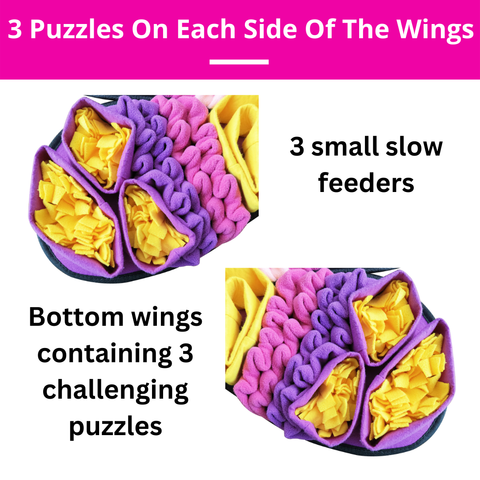 Radiant Butterfly™ Snuffle Mat | Level 3 | Dog Sniffing Mat