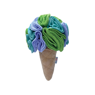 foufouBRANDS™ fouFIT™ - Hide 'n Seek Ice Cream Snuffle Superhero 7" Toy