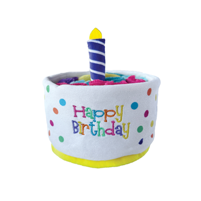foufouBRANDS™ fouFIT™ Hide 'n Seek Birthday Cake Snuffle Unisex 5" Toy