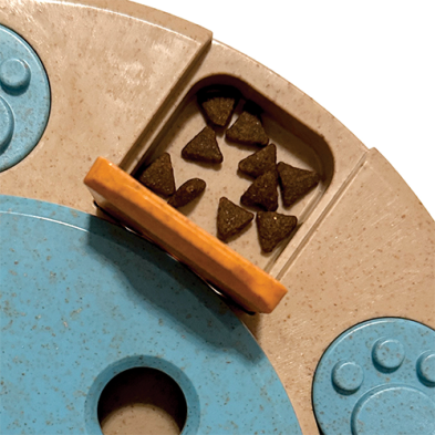 foufouBRANDS™ fouFIT™ Hide 'n Seek Multi-Play Turntable 10.5" Puzzle Toy