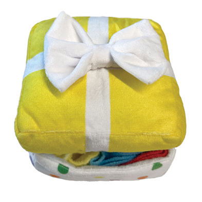 foufouBRANDS™ fouFIT™ Hide 'n Seek Birthday Present Snuffle 5" Toy