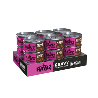 RAWZ® - Gravy From Bone Broth Whole Sardines & Pumpkin Recipe Wet Cat Food