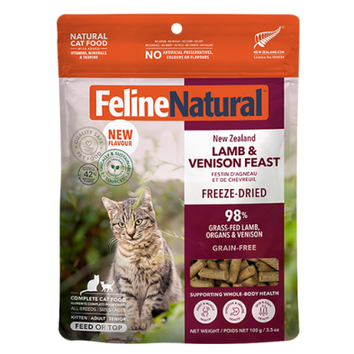 Feline Natural™ - New Zealand Lamb & Venison Feast Freeze Dried Cat Food