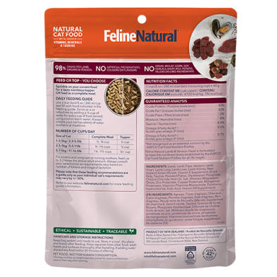 Feline Natural™ - New Zealand Lamb & Venison Feast Freeze Dried Cat Food