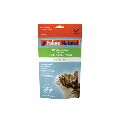 Feline Natural™ - Lamb Green Tripe Freeze-Dried Booster 2 oz