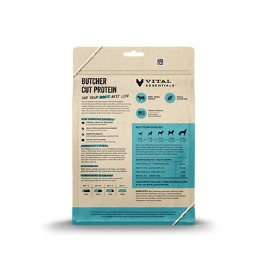 Vital Essentials® - Freeze-Dried Raw Beef Entree Dog Food Nibs 14 oz