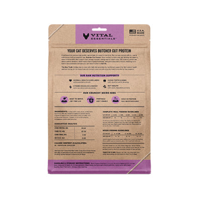 Vital Essentials® - Freeze-Dried Raw Turkey & Duck Entree Micro Nibs Cat Food