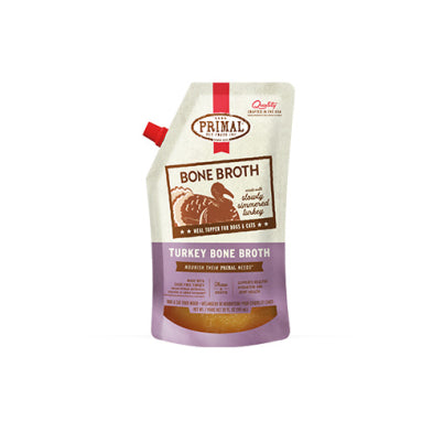 Primal™ - Bone Broth Turkey Recipe Frozen for Dogs & Cats 20oz