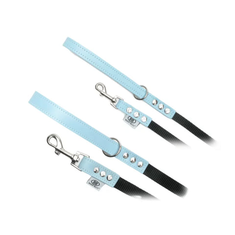 Buddy Belts -Nylon Accent Leashes Blue  1/2” x 4’ Leash