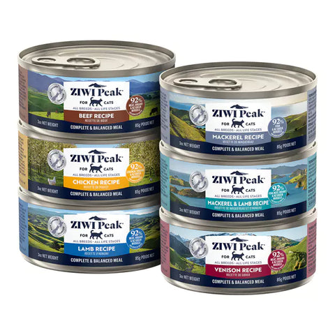 ZIWI - Variety Pack (Bf, Ckn, L, M & L, M, V) Cat Wet Food 85g
