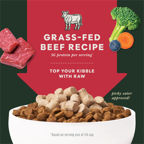 Instinct® Raw Boost Mixers Freeze-Dried All Life Stages Dog Food Topper - Raw, Grain Free, Beef