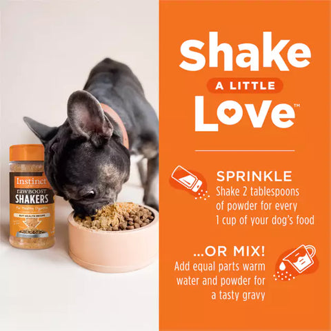 Instinct - Raw Boost Shakers GF FD Dog Food Topper Gut Health Recipe 156g