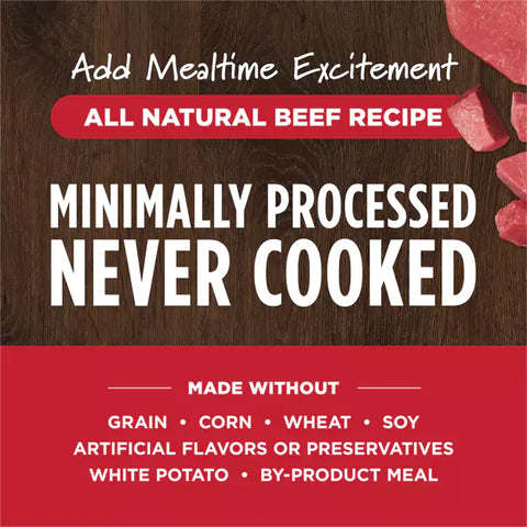 Instinct - Raw Boost Shakers GF FD Dog Food Topper Beef Recipe 156g