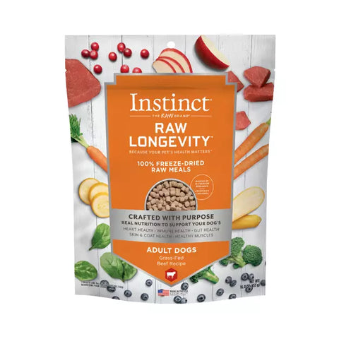 Instinct - Raw Longevity Freeze-Dried Raw Meals for Dogs Beef